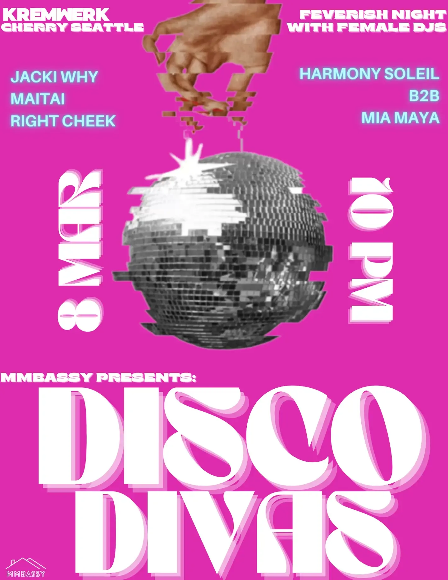 A event poster for MMBASSY Event: Disco Divas