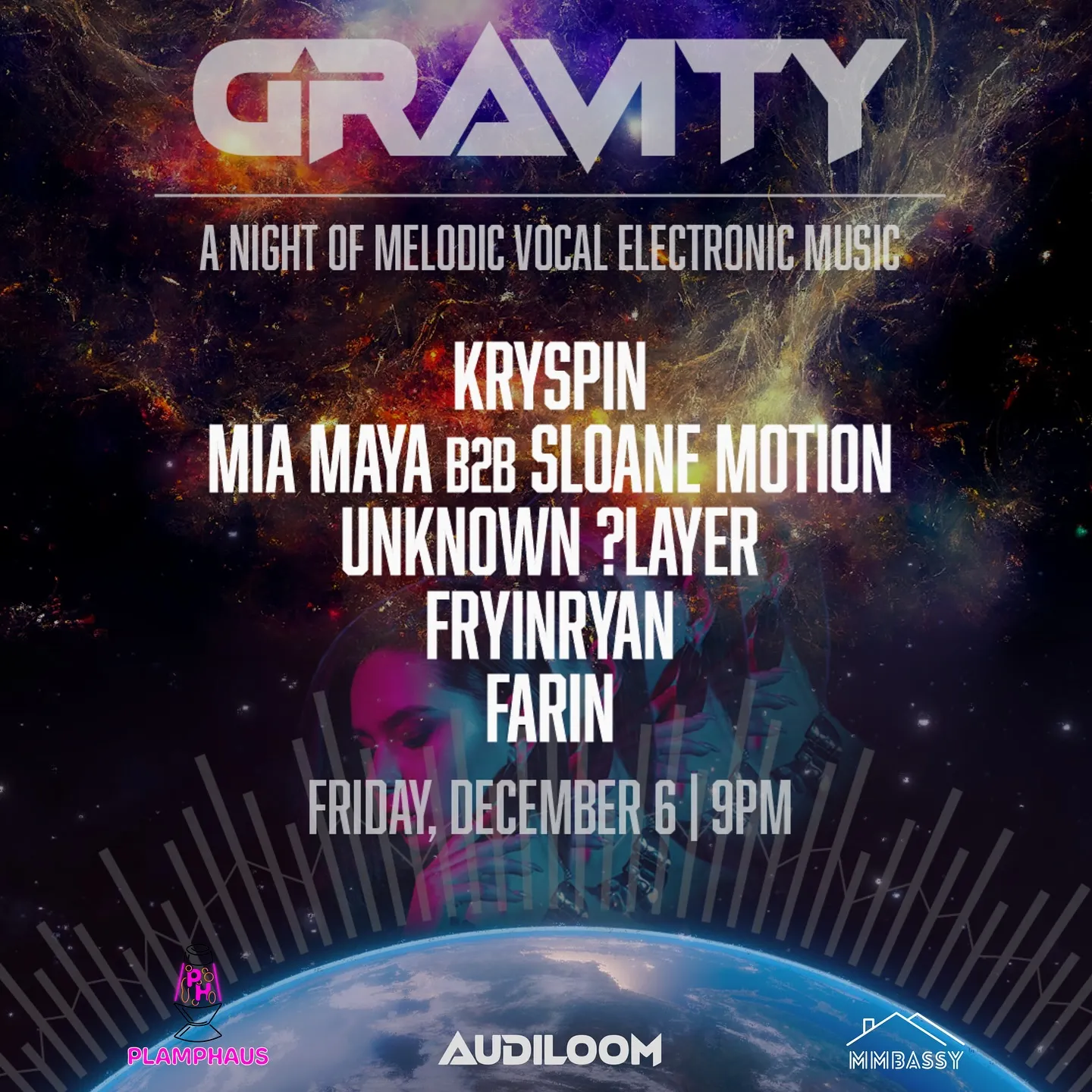 A event poster for MMBASSY Event: Gravity